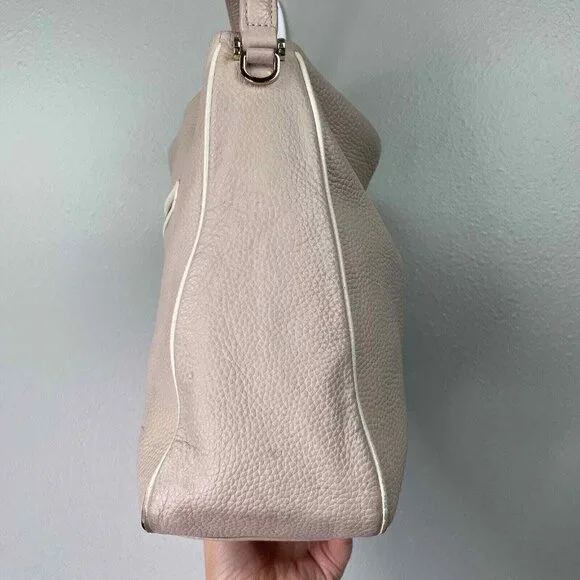 Kate Spade New York Pumice & Cement Michaela Chester Street Leather Shoulder - Picture 8 of 16